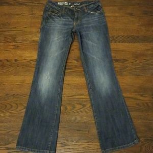 Distressed Mossimo Bootcut jeans
